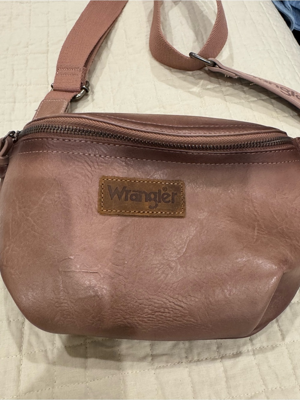Women's Brown Leather Crossbody Bag - Classic Brown Shoulder Bag - Picture 5 of 5